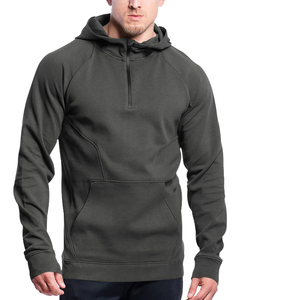 Sudadera Deportiva de Forro Polar para Hombre, Primavera/Verano, Cuello Alto con Media Cremallera, Manga Larga, con Bolsillos, de Alta Calidad - Product Image 1