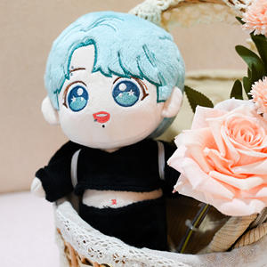 Nouvelle <span class=keywords><strong>poupée</strong></span> en peluche personnalisée avec des conceptions personnelles taille personnalisée avec divers costumes pour les fans d'artistes Plushie Service d'échantillon rapide personnalisé - Product Image 5