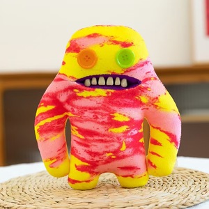 Muñeco de peluche monstruo de dientes grandes, monstruo feo, juguete de peluche, llavero de peluche de monstruo feo, llavero de anime, juguetes - Product Image 4