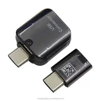 Adaptor GH98-41288A USB 3.0 Tipe C S8 OTG, Konektor Pembaca USB C Transmisi Data Cepat untuk Samsung S8 S9 Otg Grosir Asli