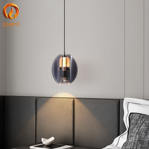 Lampada a Sospensione LED Moderna a Testa Singola, Illuminazione Interna in Alluminio e Acrilico, Dimensioni Ridotte, 3000K/4000K/6000K, CRI 90, Protezione per gli Occhi - Product Image 1