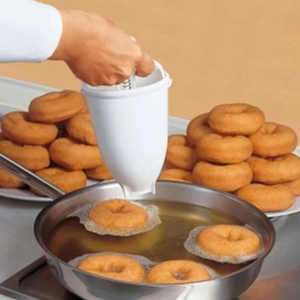 Wholesale Hot Sale Plastic <b>Machine</b> Mold Biscuit Donut-Depositor Made <b>Waffle</b> Dispenser Manual One Hand Donut Maker - Product Image 1