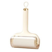 Rouleau anti-poils amélioré à fusion à chaud, 40 feuilles, 10 cm de large, déchirure diagonale, bleu ciel, qualité supérieure, pour poils d'animaux, vêtements, tapis, nettoyage domestique, portable
