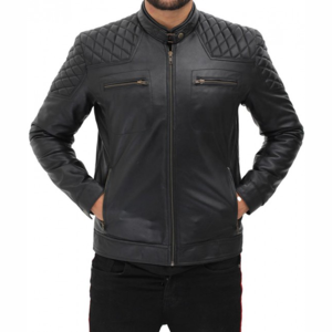 Chaqueta de piel de vaca Vintage de alta calidad para hombre 100% Original de calidad superior personalizada con cremallera High Street para invierno al aire libre personalizada - Product Image 2