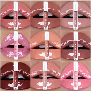 Make Your Own Brand Makeup Set Lipgloss Wholesale Custom Logo Vegan Private Label Nude Lip Gloss