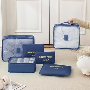 Ensemble de 6 cubes de rangement pour bagages de voyage, prix de gros, ensemble de cubes de rangement pour voyage - Product Image 5