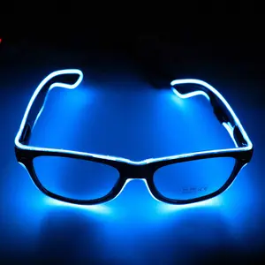 Gafas LED intermitentes al por mayor de fábrica para niños y adultos, gafas de neón, disfraz para fiesta, juguetes iluminados, gafas LED