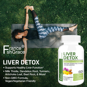 Premium Lever Detox Capsules Geavanceerde Detox Reinigingsformule Ondersteunt Gezondheid Leverfunctie Leverontgifting Supplement - Product Image 2