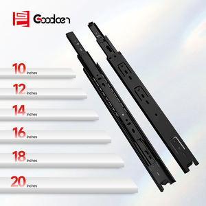 Corredera de Cajón Moderna con Rodamiento de Bolas, <span class=keywords><strong>Cierre</strong></span> Suave, 20 Pulgadas, 400 mm, Extensión Completa, Telescópica - Product Image 4