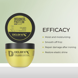 Delofil - Mascarilla <span class=keywords><strong>Profesional</strong></span> <span class=keywords><strong>de</strong></span> Tratamiento Capilar con Keratina, <span class=keywords><strong>Champú</strong></span> y Acondicionador Orgánicos, Sin Sulfatos, Mascarilla Reparadora para el Cabello, <span class=keywords><strong>Champú</strong></span> <span class=keywords><strong>de</strong></span> Salón - Product Image 2