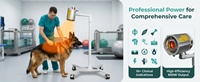 Appareil de photothérapie vétérinaire sur pied pour cliniques animales, pour chiens et chats, gestion durable de la douleur