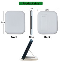 Caja de Almacenamiento Multifuncional con Adaptador USB, Cable Tipo C con Convertidor USB-A a Tipo C Micro y Soporte para Teléfono