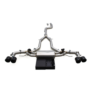 ท่อไอเสีย Boska สำหรับ X5/X6 M40i G05 3.0T ปี 2019-2023 สแตนเลสสตีล Catback Muffler วาล์ว ปลายท่อคาร์บอนสีดำ - Product Image 1