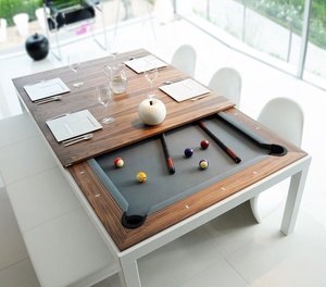 Table de <span class=keywords><strong>billard</strong></span> 2-en-1 de haute qualité avec plateau de salle à manger, tailles 7, 8 et 9 pieds, fabriquée en Chine - Product Image 1