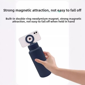 กระติกน้ำสแตนเลสหุ้มฉนวน18ออนซ์32ออนซ์กระติกน้ำสุญญากาศผนังสองชั้นขวดน้ำกีฬาแม่เหล็กออกแบบโลโก้ได้ตามต้องการ - Product Image 5