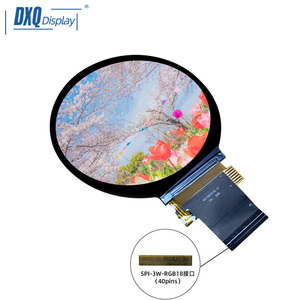Pantalla LCD TFT de 2.8 Pulgadas, 40 Pines, 450 Nits de Brillo, Mini HDMI RGB, 480*480, Interruptor Inteligente TP Personalizado, Módulos Redondos de 2.8 Pulgadas, 480 - Product Image 4