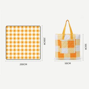 2-In-1 and Tote Bag Waterproof Foldable Mat Outdoor Beach Compact Portable Travel <b>Picnic</b> <b>Blanket</b> - Product Image 3