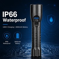 Lampe torche intrinsèquement sécurisée Exdib IIC T6 GB, projecteur portable avec batterie 2600 mAh et lampe de signalisation arrière pour la patrouille des raffineries de pétrole
