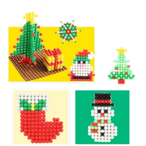Juego de Cuentas Mágicas para Manualidades, Caja de Colores en Inglés, Juguetes para Desarrollar el Cerebro, Cuentas de Plástico y Hierro <span class=keywords><strong>Hama</strong></span>, Cuentas Perler, Manualidades DIY - Product Image 3