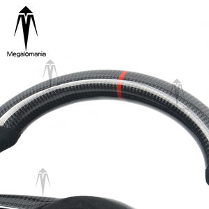 Volant en fibre de carbone Alcantara adapté pour <span class=keywords><strong>Jaguar</strong></span> E-PACE XE XEL XFL XJ F-TYPE XF F-PACE Ftype - Product Image 3