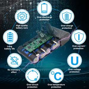 Batterie d'aspirateur de bonne qualité 25.2V 5.0Ah pour Dyson V10 <span class=keywords><strong>V11</strong></span> Version à vis <span class=keywords><strong>V11</strong></span> Version à crochet 206340 970145-02 <span class=keywords><strong>SV14</strong></span> SV15 SV18 - Product Image 3