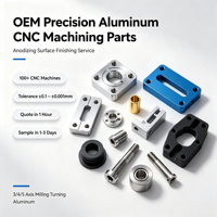 Pièces usinées CNC en aluminium de précision OEM, fraisage sur mesure, tournage, sablage, anodisation, service de finition de surface