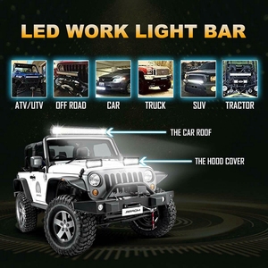 3 Rangées 4-20 pouces LED Bar Work Light Offroad Spot Flood Combo LED Work Light pour 12V 24V ATV UTV Jeep <span class=keywords><strong>Lada</strong></span> <span class=keywords><strong>Niva</strong></span> <span class=keywords><strong>4x4</strong></span> Truck Boat SUV - Product Image 6