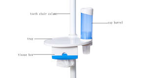 Boîte de mouchoirs 3 en 1, accessoires dentaires, adapté à toutes les chaises, 10 pièces - Product Image 2