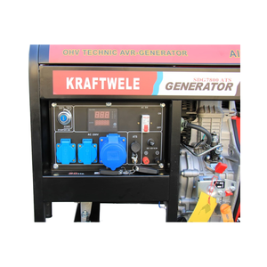 เครื่องกำเนิดไฟฟ้าดีเซลแบบพกพา โครงเปิด 3KW ถึง 10KW 110V/220V สำหรับสำรองไฟบ้าน สตาร์ทด้วยระบบไฟฟ้าและระบบดึงมือ ประสิทธิภาพสูง - Product Image 5