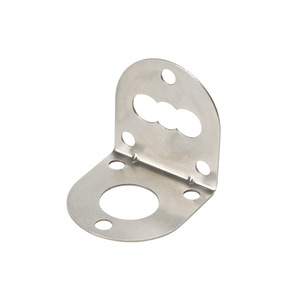 Support de montage de robinet en acier inoxydable, plaque fixe de qualité industrielle 44x45x45mm pour accessoires d'évier de cuisine - Product Image 1