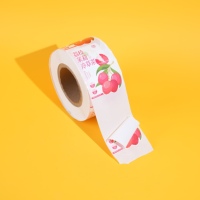 PP Adhesive Sticker Printing Custom Logo Barcode Roll Labels Waterproof Eco-Friendly Ink Jet Label for Gift & Craft