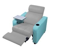 Chaise de prélèvement et de transfusion sanguine moderne pour hôpital avec fonction de dialyse manuelle, design pliable, garantie 1 an