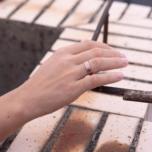 Tamanho personalizado Pure Copper Wedding Party Anniversary Jewelry Ring Estilo Clássico Punho Aberto para Arthritis Joint Pain Relief Melhor - Product Image 2