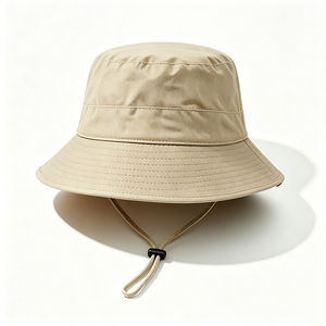Custom Unisex Outdoor Canvas <b>Bucket</b> Hat Chin Strap Quick Dry UV Protection Fisherman Adjustable Windproof Safari Hiking Camping - Product Image 2
