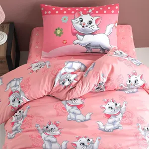 Juego de Funda Nórdica Individual de Algodón Liso Karden Flower Caty sin Sábana, con Funda de Almohada Rosa, Venta al por Mayor, Juego de Ropa de Cama para Hotel, Set de Recuerdo - Product Image 3