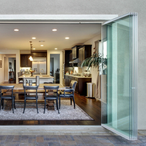 Không khung accordion trượt kính Rèm gấp nội thất phân vùng tường - Product Image 3