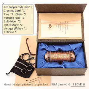 <span class=keywords><strong>Da</strong></span> <span class=keywords><strong>Vinci</strong></span> <span class=keywords><strong>Code</strong></span> Mini Cryptex Día de San Valentín Interesante Creativo Romántico Regalos de cumpleaños Fiesta Novedades - Product Image 3
