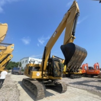 Excavatrice sur chenilles hydraulique CAT 320GC de 20 tonnes, état d'origine, performance fiable, excavatrice d'occasion prête à l'exportation