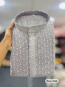 ผ้าเรยอนหนามีสไตล์พร้อมชุดทำงาน chikankari ชุดทางการสำหรับงานเฉลิมฉลองงานแต่งงานและเทศกาลดิวาลี - Product Image 6