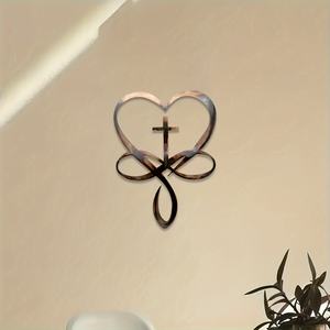 ขอ<span class=keywords><strong>ง</strong></span>ตกแต่งผนังรูปหัวใจกา<span class=keywords><strong>ง</strong></span>เขนโลหะ - <span class=keywords><strong>ง</strong></span>านศิลปะเหล็กคริสเตียนสำหรับตกแต่<span class=keywords><strong>ง</strong></span>บ้าน โบสถ์ ขอ<span class=keywords><strong>ง</strong></span>ขวัญทา<span class=keywords><strong>ง</strong></span>ศาสนา - Product Image 3