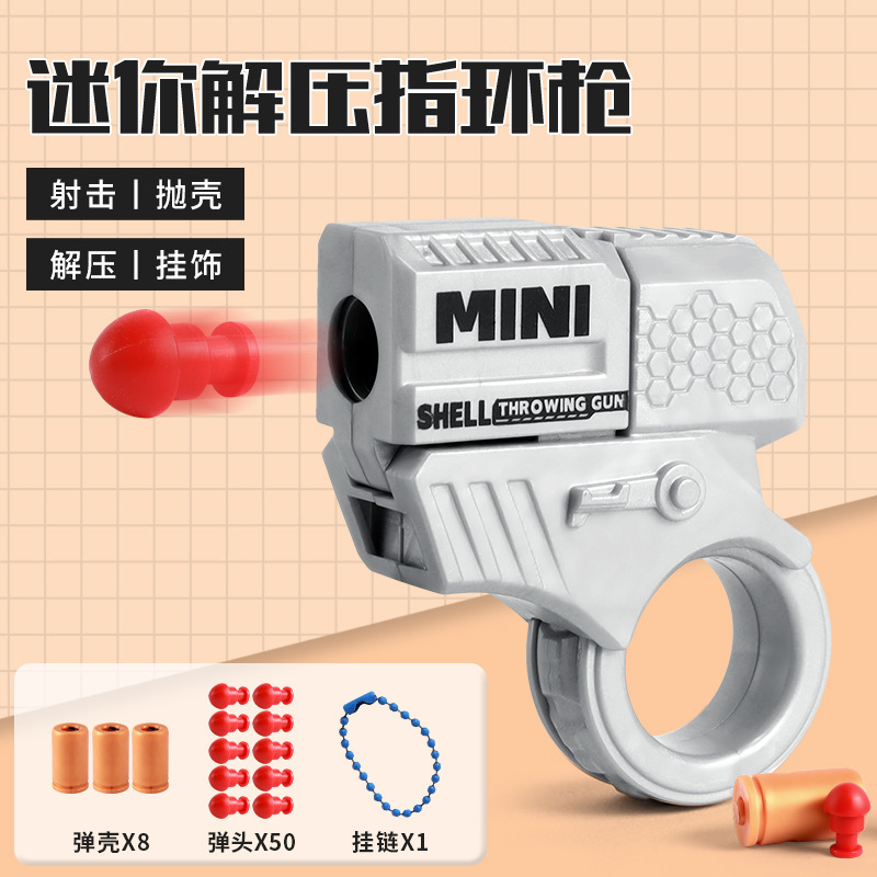 Gris 1 pistola de disparo 2 cartucho 10 bala