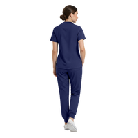 46002 Blouses Jolies à Col Rond pour Jeunes Filles en Coton avec Épaules Dénudées Couleur Unie Décontractées pour le Printemps et l'Été