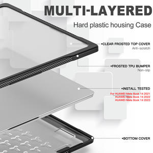 Heavy Duty Hard Shell a prueba de golpes Rugged Laptop Funda protectora para <span class=keywords><strong>Huawei</strong></span> Matebook <span class=keywords><strong>D14</strong></span> 2024 <span class=keywords><strong>D14</strong></span> SE - Product Image 4