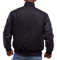 Nouvelle veste bomber universitaire en tissu écossais pour homme, grande taille, style baseball, basketball, varsity