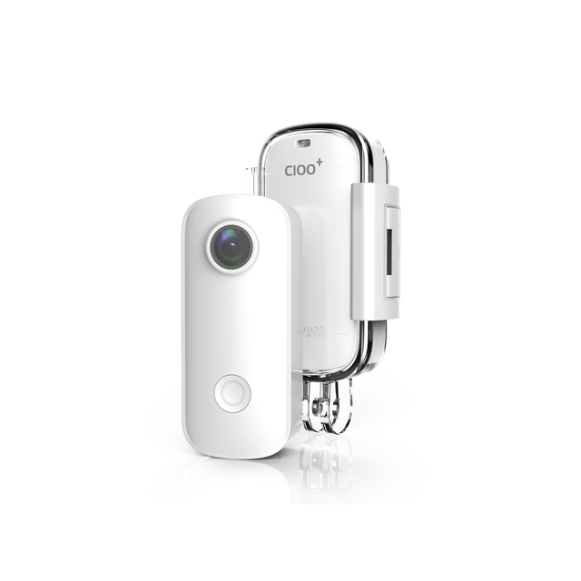 C100+ Mini Wearable Body Wifi Action Camera Magnetic App Control Underwater Small Vlog Camera With Mount Kits Card