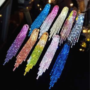 Boucles d'oreilles papillon en cristal scintillant, mode bohème européenne américaine pour femmes, polyvalentes, élégantes, pour anniversaire, fête - Product Image 5