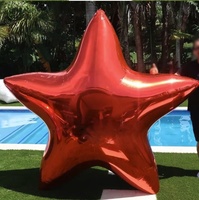 Décorations de Noël gonflables en PVC, grandes étoiles brillantes, boule miroir / ballon gonflable pour événements et fêtes