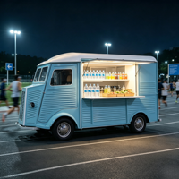 Camión de Comida Personalizado con Cocina Totalmente Equipada para Negocios de Catering de Ensaladas Saludables, Jugos y Servicios de Comida Fresca