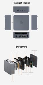 <span class=keywords><strong>Beelink</strong></span>-Mini PC AMD 5825U 8C/16T/16MB, BT5.2, WiFi <span class=keywords><strong>6</strong></span>, LAN Dual, Dual HD, PSU integrada, sistema de refrigeración MSC2.0, 2, 2, 2, 1 unidad - Product Image 6