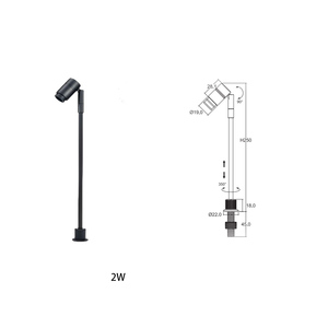 Iluminación para museos, foco <span class=keywords><strong>mini</strong></span> con zoom, color plateado y negro, ángulo de haz ajustable, CRI90, 1W, 2W, 3W, para vitrinas. - Product Image 4